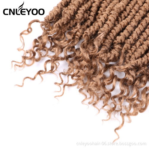 2S Curly End Spring Twist Crochet Hair 12 Inch Senegalese  Senegalese Crochet Braids For Women